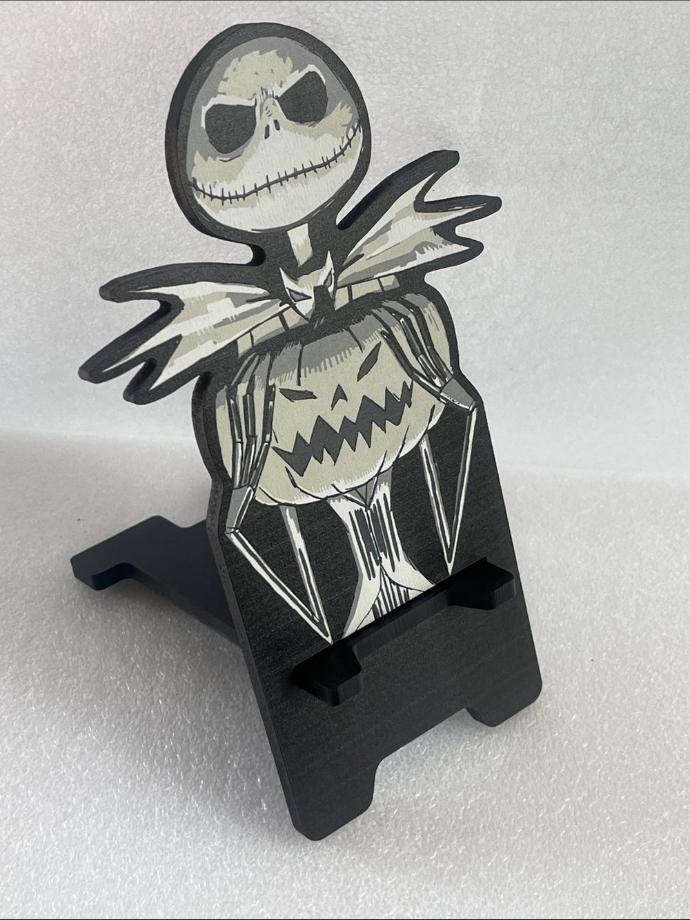Disney Jack Skellington Black and Cream Phone Stand - Picture 2 of 10